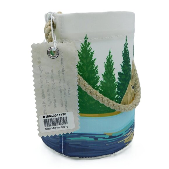 Sea Bags of Maine Retriever in Blue Canoe Bucket Bag | Preppy | NWT - Picture 11 of 12